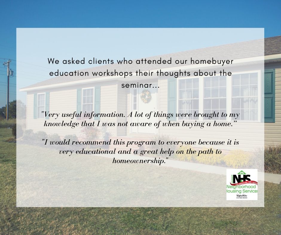 SNHS Free Homebuyers Education Workshop